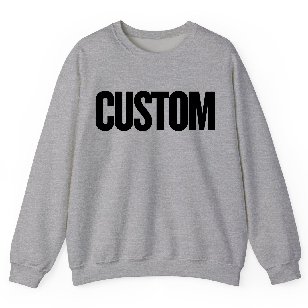 TheWorldOfMYes – wholesale Graphic sweatshirt – Unisex – Custom Printed Sweatshirt with Your Text or Logo1
