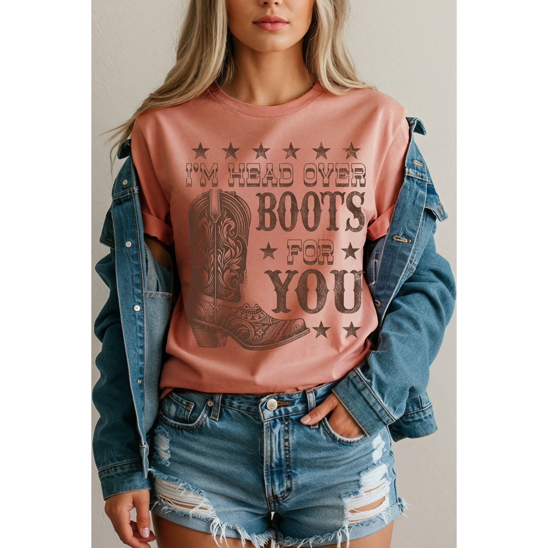 BouTeeQue Closet - Wholesale T-Shirt (Graphic) - Women's - American Cowboy Short Sleeve T Shirt3