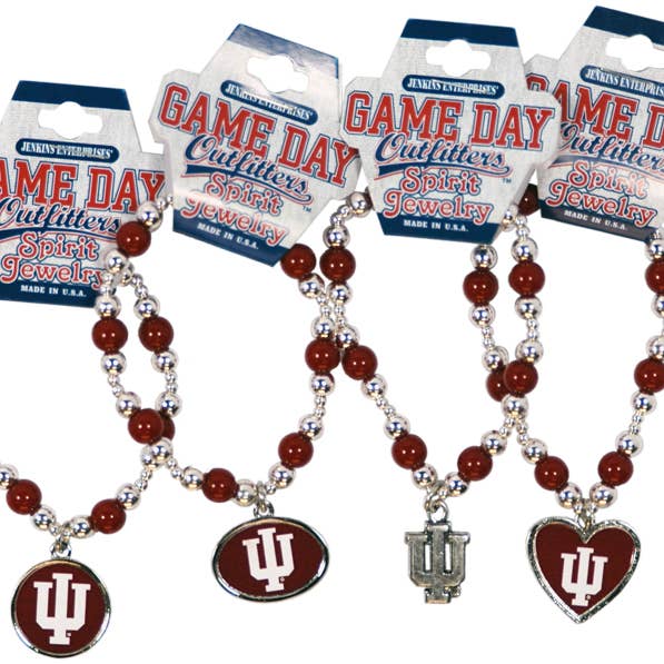 Breloque de bracelet Indiana Hoosiers assortie pour la vente par Jenkins Enterprises