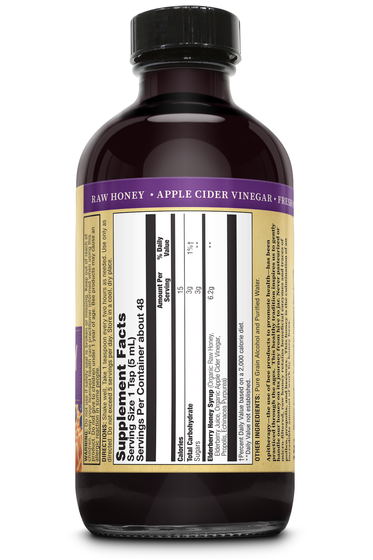 Zand - Wholesale Oral Supplement/Vitamin - Elderberry Syrup with Grade A Raw Honey4