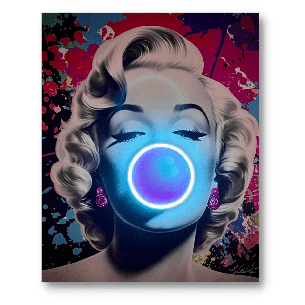 LEDMansion - Wholesale Wall Accent - Marilyn Bubble Pop | LED Wall Art3