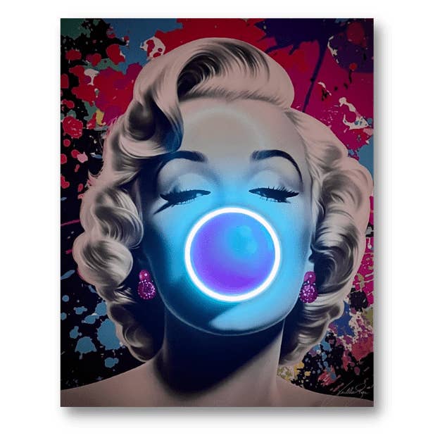 LEDMansion - Wholesale Wall Accent - Marilyn Bubble Pop | LED Wall Art3
