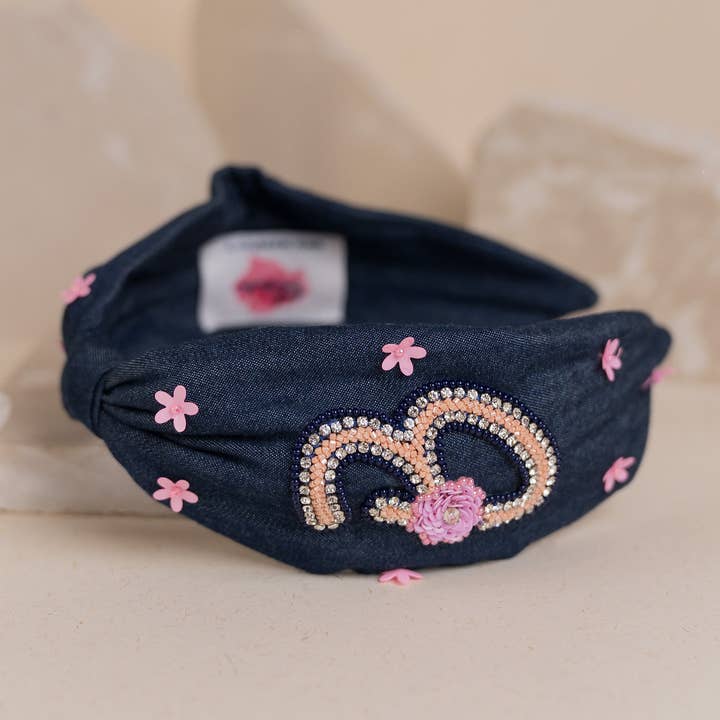 Betty Cooper Iniziale geborduurde hoofdband - B voor wholesale door Elaa