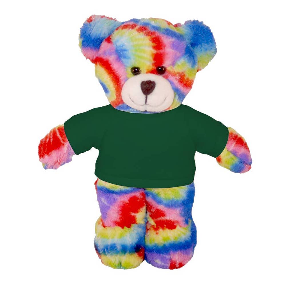 Plushland - Wholesale Stuffed/Plush Toy - Kids & Baby - 8″ Tie-Dye Custom Bear | Personalized Bear Stuffed Animal4