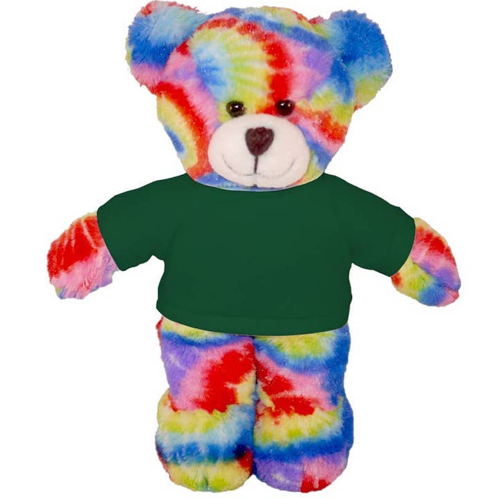 Plushland - Wholesale Stuffed/Plush Toy - Kids & Baby - 8″ Tie-Dye Custom Bear | Personalized Bear Stuffed Animal4