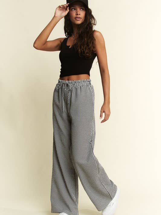 JADE BY JANE - Wholesale Pants - Women's - Gingham boxer pants22
