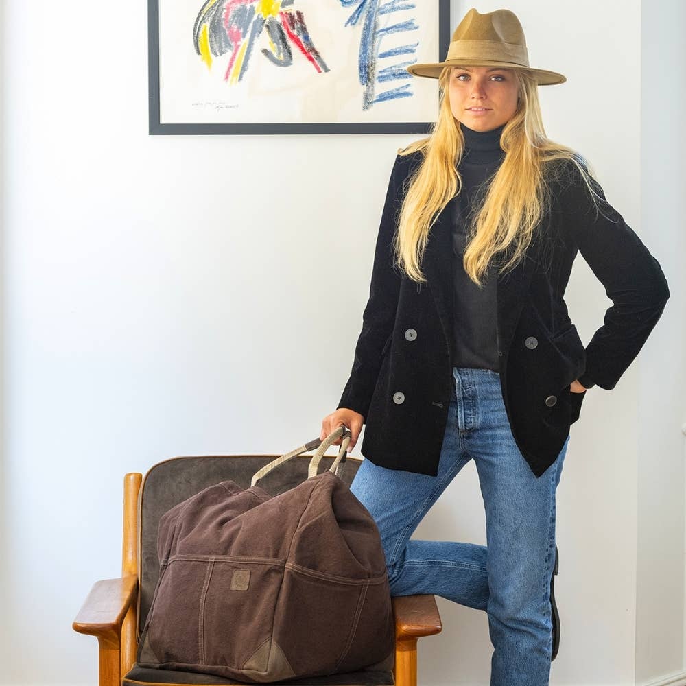 TRAVAUX EN COURS... - Wholesale Fedora - Unisex - WIDE BRIM HAT - leather braid62