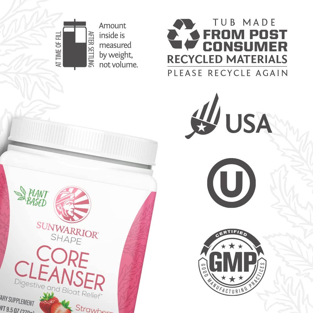 Sunwarrior - Wholesale Protein/Superfood Powder - Strawberry Cooler Core Cleanser Prebiotic Fiber Drink Powder2