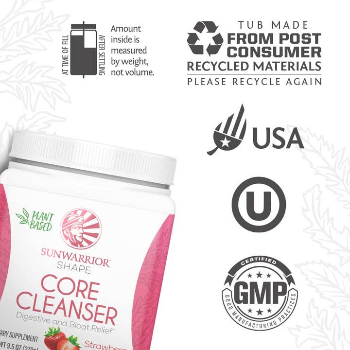 Sunwarrior - Wholesale Protein/Superfood Powder - Strawberry Cooler Core Cleanser Prebiotic Fiber Drink Powder2