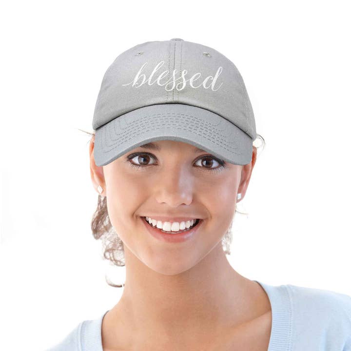 Dalix - Wholesale Baseball Cap - Women's - DALIX Blessed Women's Baseball Cap Soft Cotton Dad Hat25