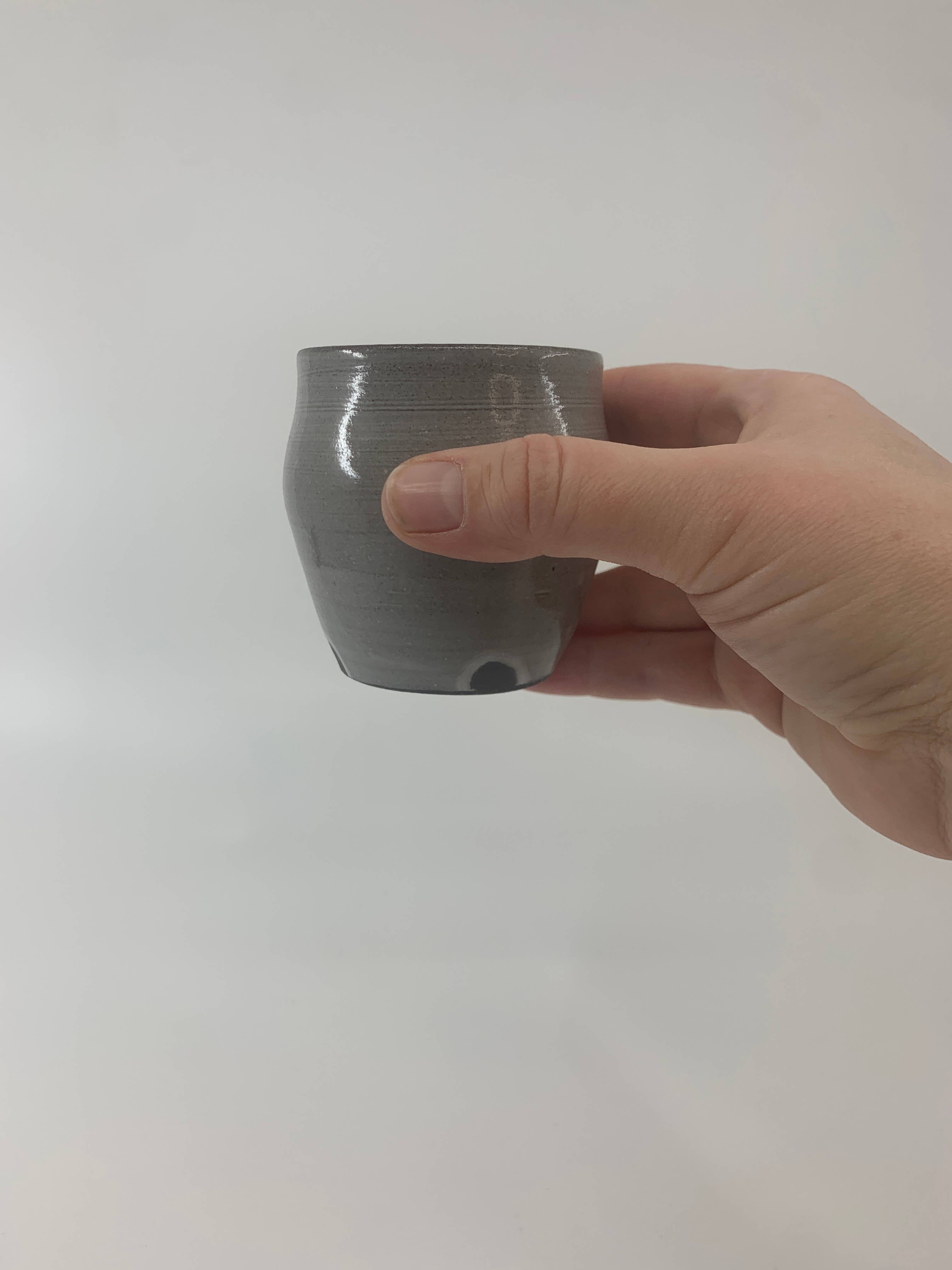 Katie Piro Pottery - Wholesale Drinking Glass/Cup - Handmade Little Sippers, Ghost White1