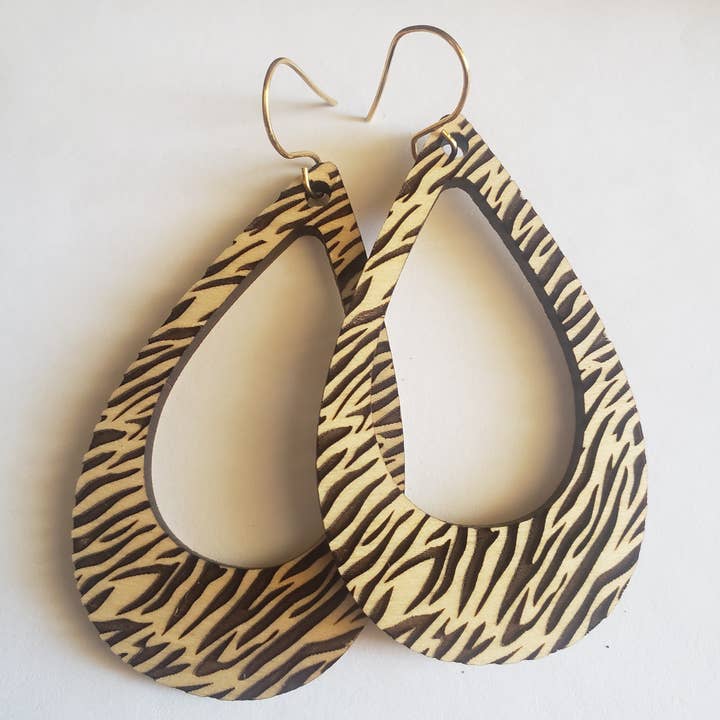 Dubbele traanprint met zebraprint voor wholesale door Soroza