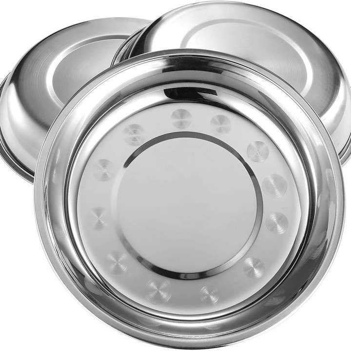 Tsyware - Wholesale Dinner Plate - Stainless Steel Round Plates 7" Dinner Plate Dish4