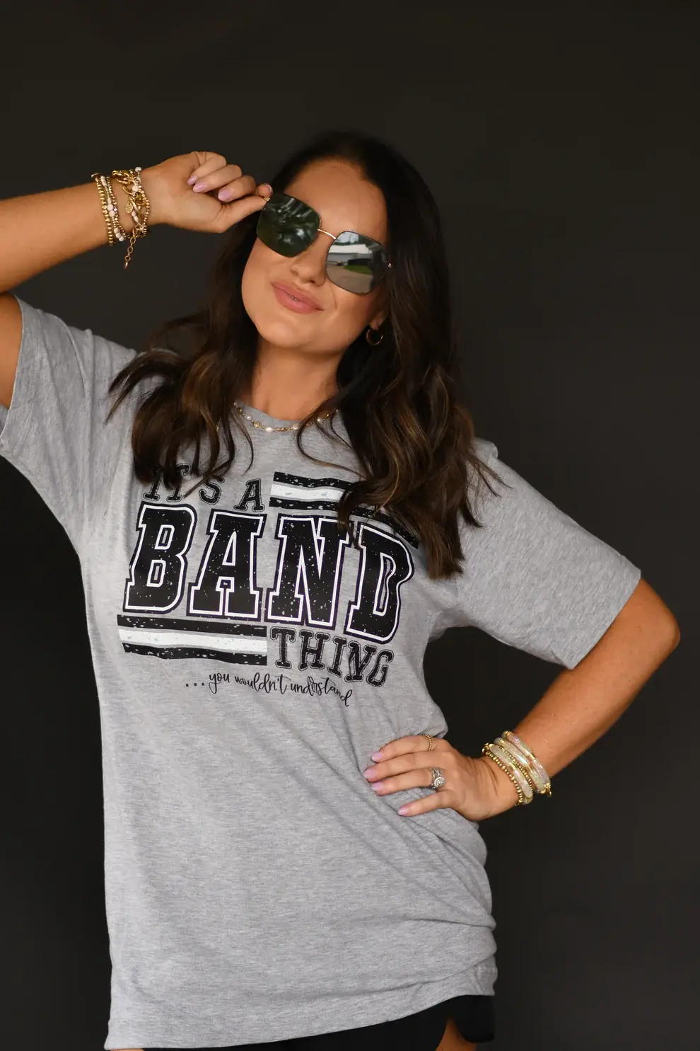 Athletic Heather Grey It’s A Band Thing Tee for wholesale on Faire2