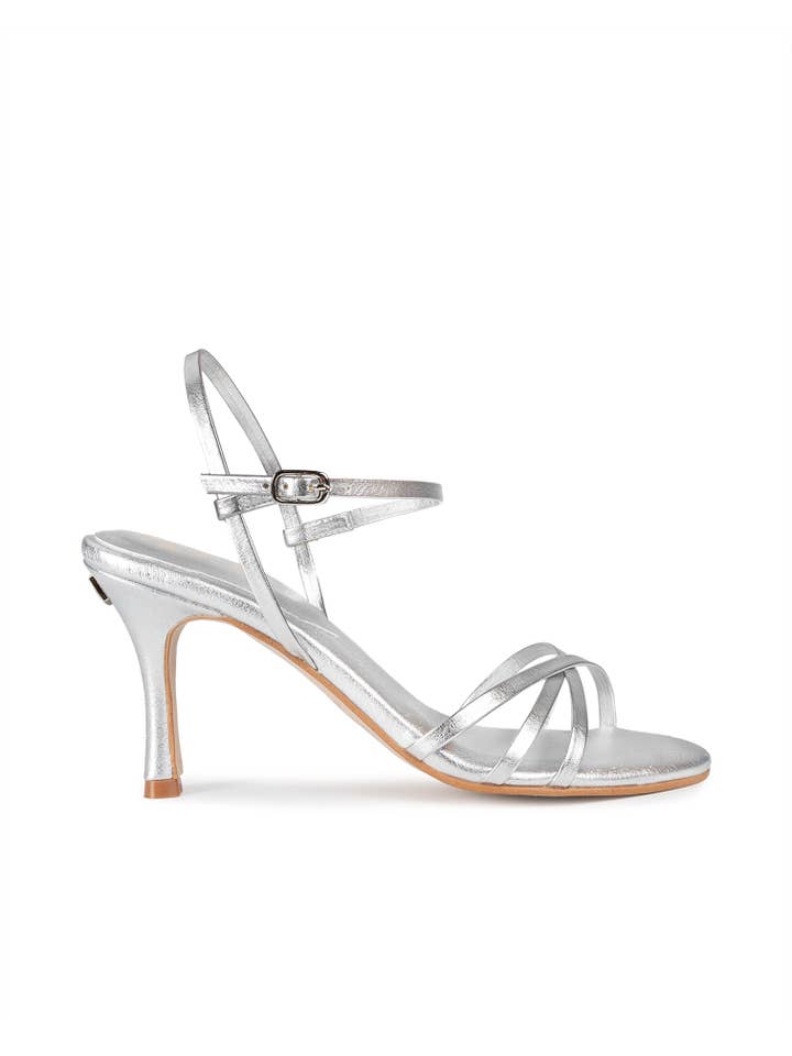 POPA - Wholesale High Heels - Women's - Artic Silver Heel Sandal