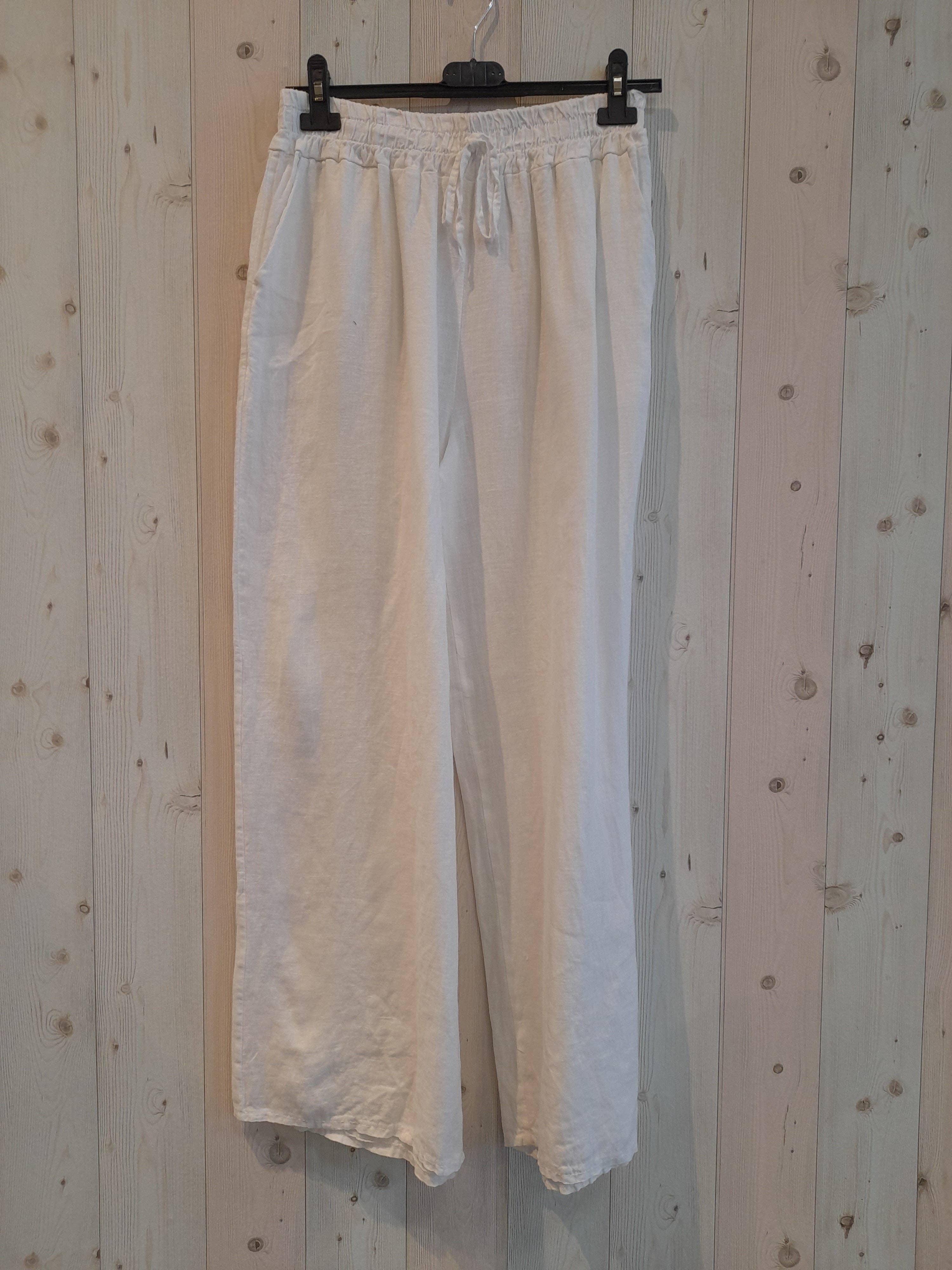 Linen & More – wholesale Pants – Women's – REF 15837 STRAIGHT LEG PANTS 100% LINEN0