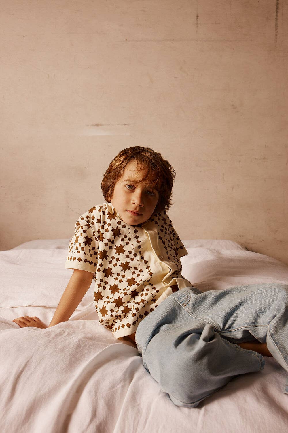 Alfred - Wholesale T-Shirt - Kids - Bruce Shirt | Brown0