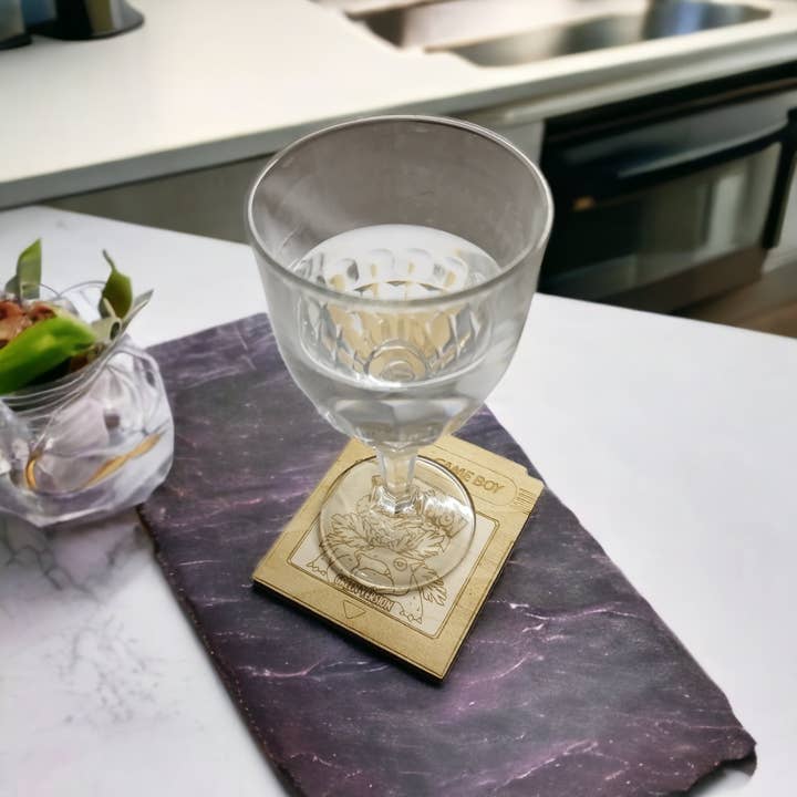 Studio Rima - Wholesale Onderzetters - Set van 6 Pokémon-cartridges, houten onderzetters, handgemaakt cadeau9