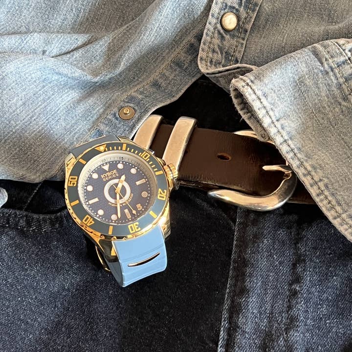 Symons & Panchenko - Vendita all'ingrosso Orologio da polso - Donna - Kyboe Giant Series Giant 55 Icon - 6 in doppio placcato oro giallo con cinturino in silicone1