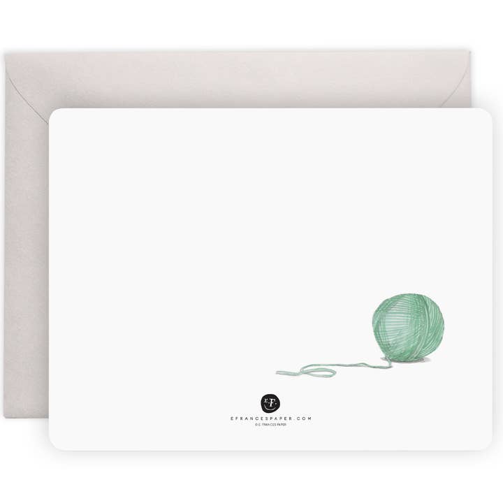 E. Frances Paper - Wholesale Stationery/Notecard Set - Cat's Meow Flat Note (Boxed Set of 8) Stationery Set