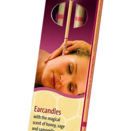 Biosun - Wholesale Tapered Candle/Candlestick - BIOSUN Traditional Earcandles- Honey/Sage/Camomile, 20 X 1Pair