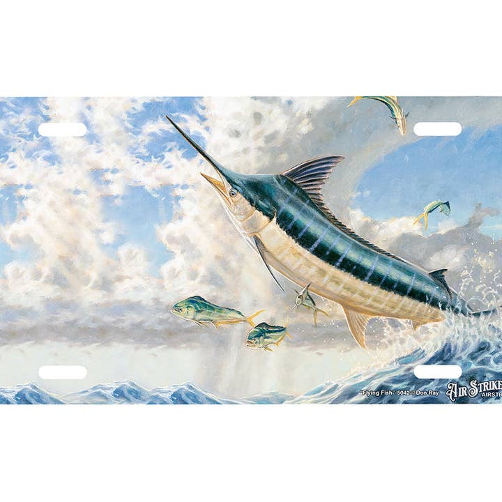 "Flying Fish" - Decorative License Plate for wholesale by Airstrike