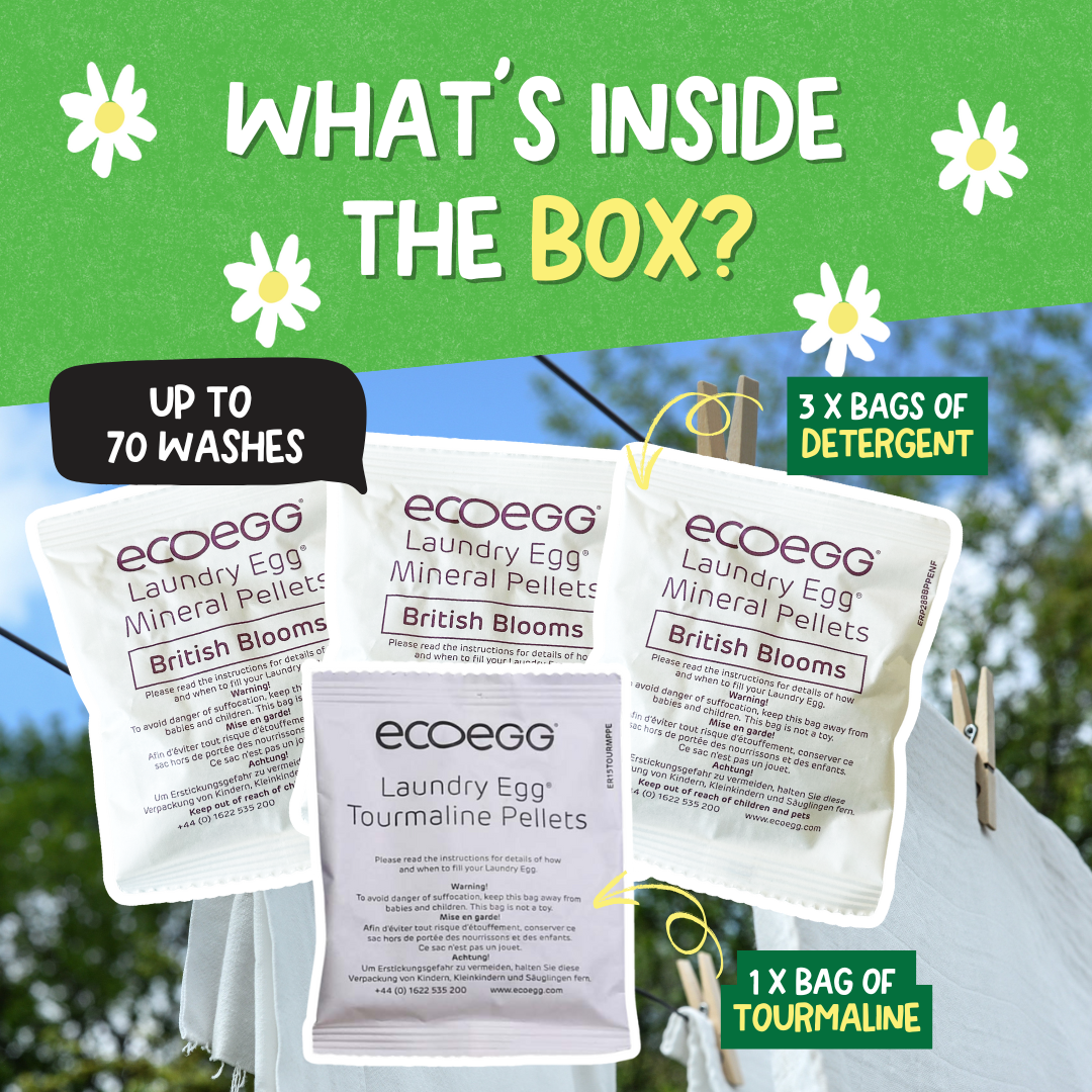Ecoegg – wholesale Laundry detergent powder/pods – ecoegg Laundry Egg Refill Pellets - British Blooms 70s1