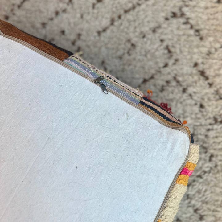 SOUK in the CITY - Wholesale Pouf - UNIQUE Upcycled Berber Poufs - PATCHWORK9