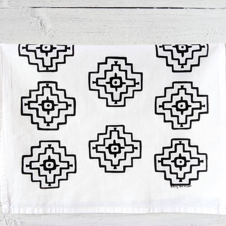 Great Plains Tea Towel for wholesale by Ruby Red Skipper