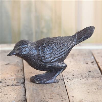 HomArt - Wholesale Decorative Figurine - Perched Bird, Cast Iron - Brown2