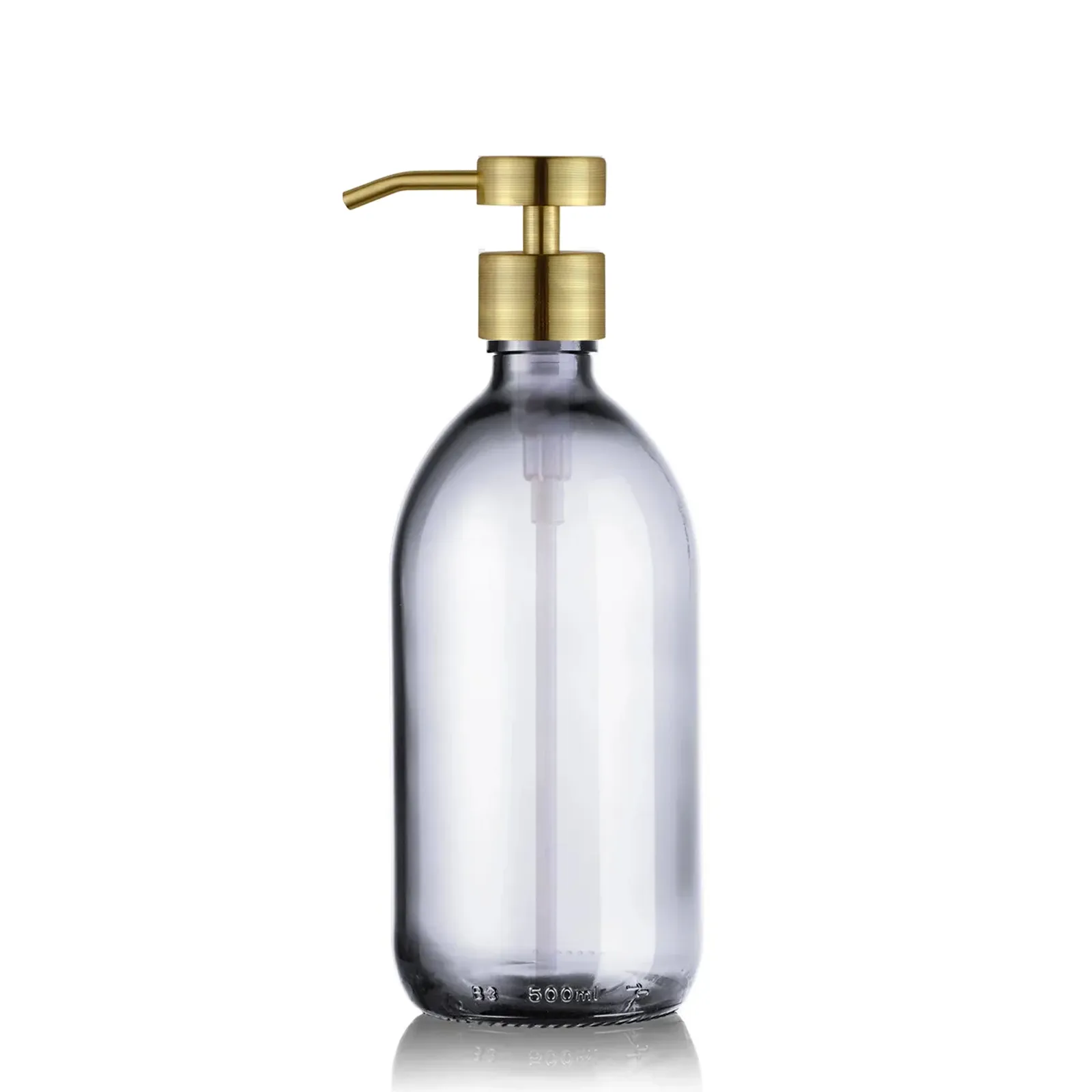 Little Pots – wholesale Soap dispenser – Clear glass soap dispenser – Stainless steel pump13