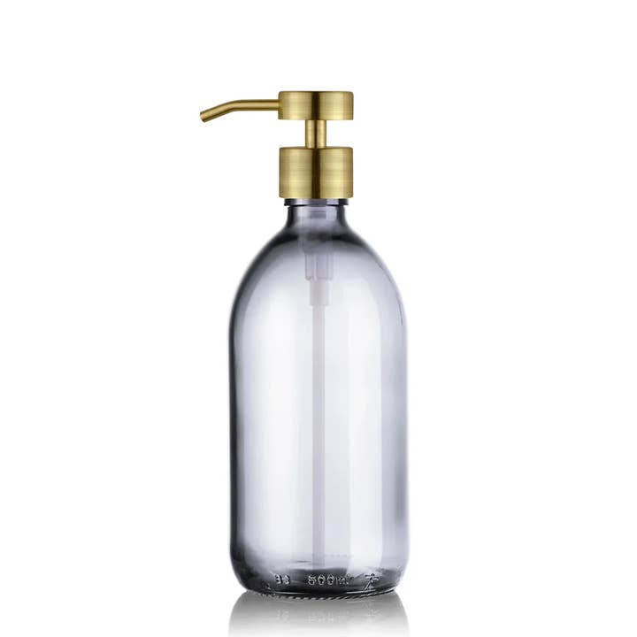 Little Pots - Wholesale Soap Dispenser - Clear glass soap dispenser – Stainless steel pump10