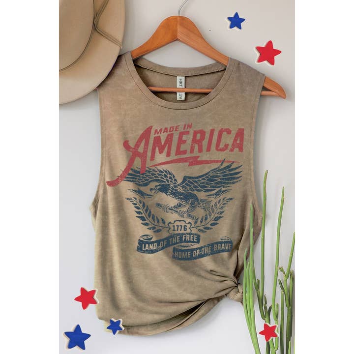HRTandLUV - Wholesale Tank Top - Women's - MADE IN AMERICA MINERAL GRAPHIC TANK TOP