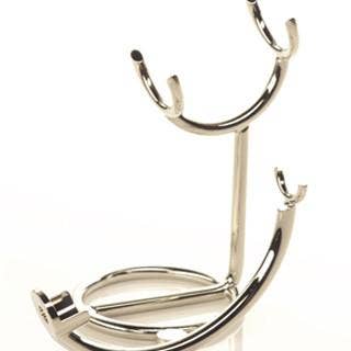 Chrome Compact Brush & Razor Stand for wholesale by St James of London