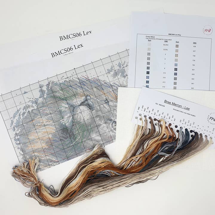 Creative World of Crafts - Vendita all'ingrosso Attrezzatura per ricamo/punto croce - Bree Merryn - Kit per punto croce Lex il leone1