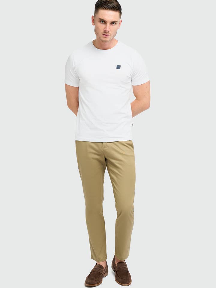 CASTLESON - Wholesale Pants - Men's - Chino trousers men Stone - Cavani Dakota1