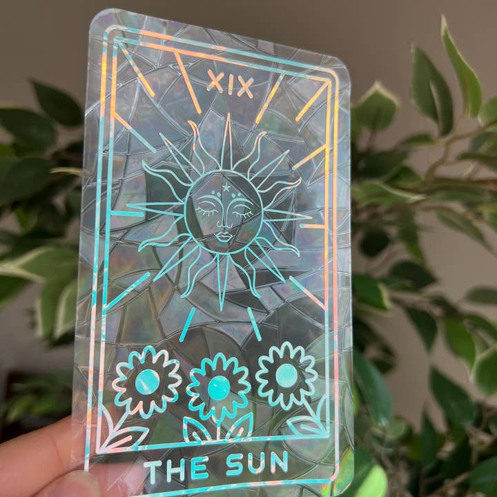 Thirty Three Prints - Wholesale Suncatcher - Sun tarot card Suncatcher , Window Decal, Window cling 2