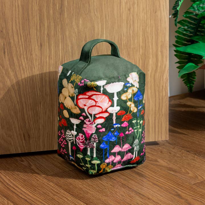 Amanita Door Stop Green for wholesale on Faire