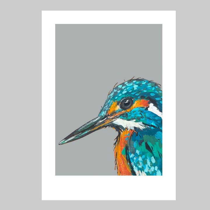 Kingfisher Art Print Wetland Wall Art Nature Wildlife for wholesale by Ellwood Parker