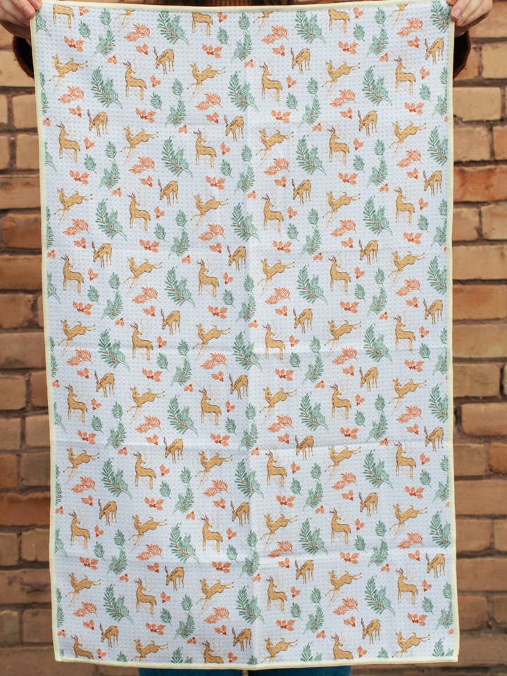 Hjort + Holly Kökshandduk - Krämfärgad för wholesale av Modern Pastime