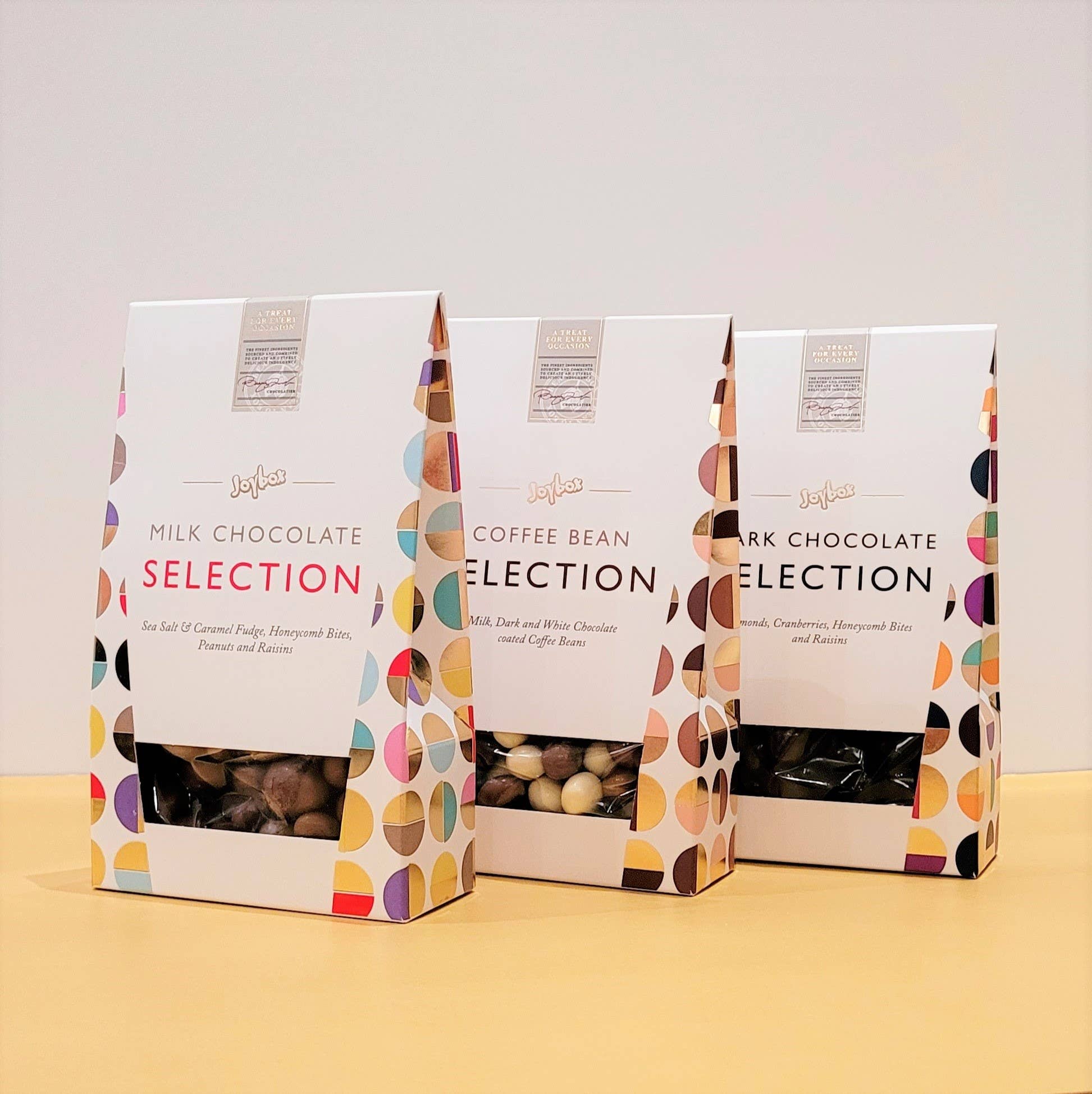 Joypots Ltd - Vendita all'ingrosso Dolci ricoperti di cioccolato - Selezione di chicchi di caffè ricoperti di cioccolato - latte, fondente, bianco1