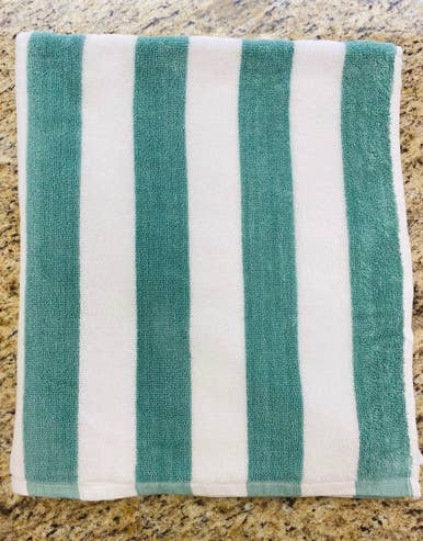 Still Water Linens - Wholesale Beach Towel - Cabana Stripe Beach Towels -Economy Vat Dyed3