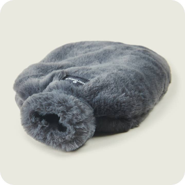 Warmies - Wholesale Hot/Cold Compress - Warmies Luxury Steel Grey Bottle