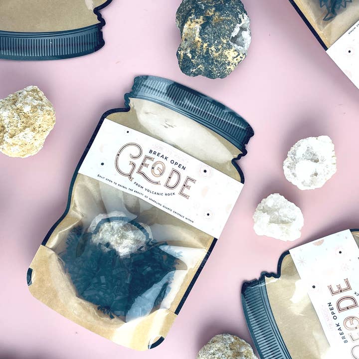 Sow the Magic – wholesale Andlig sten/kristall – Bryt upp Crystal Geode från vulkanisk sten