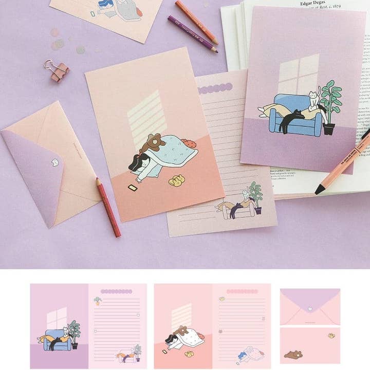 Notable Designs (UK) – wholesale Stationery/notecard set – Iconic Haru Letter Set7