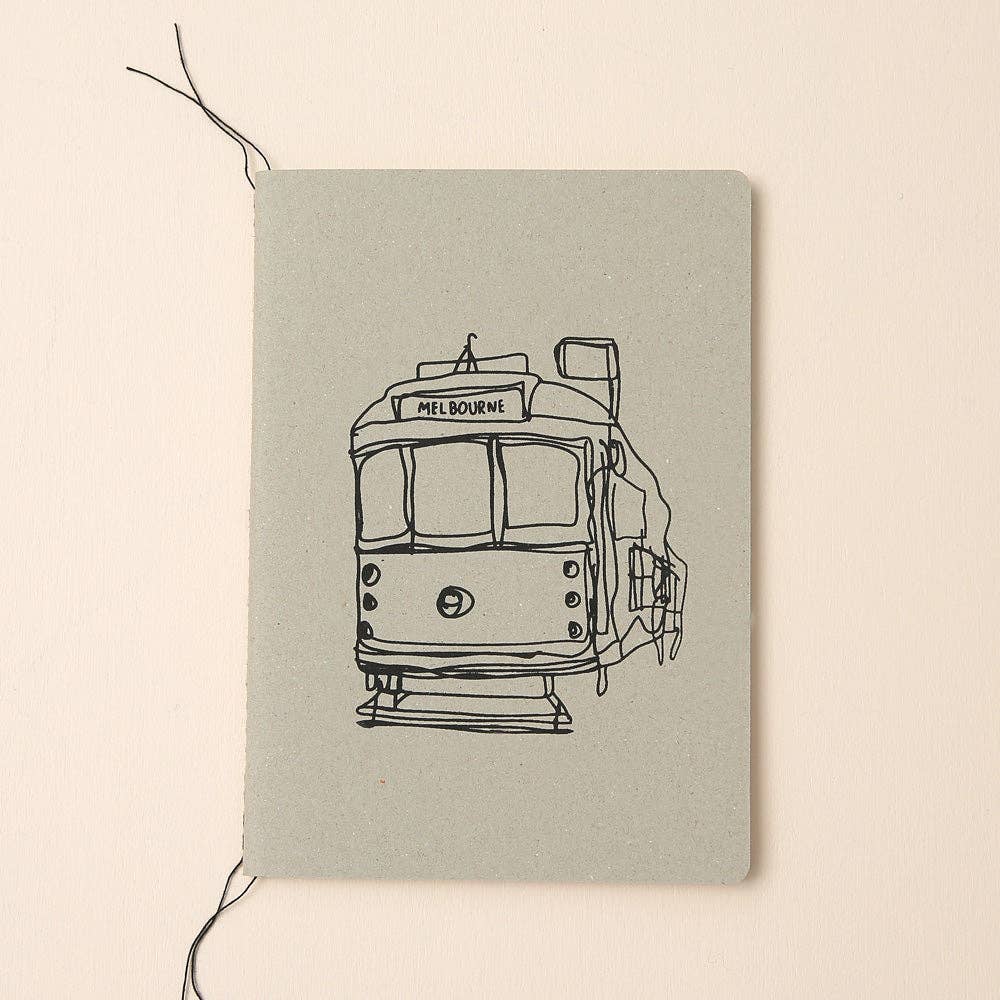 Me & Amber - Wholesale Notebook - MELBOURNE TRAM NOTEBOOK0