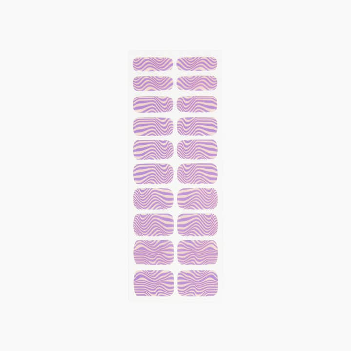 ARTIPS - Wholesale Nail Art/Decal - Verona Lilac Nail Strips 7