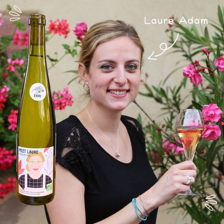 Ekhi - Wholesale White Wine - WHITE WINE | Organic dry Muscat 2024 "Meet Laure"1