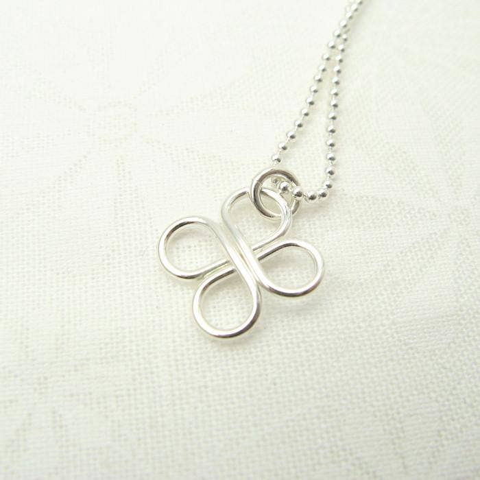 Clover Silver Necklace for wholesale by Cloverleaf Jewelry