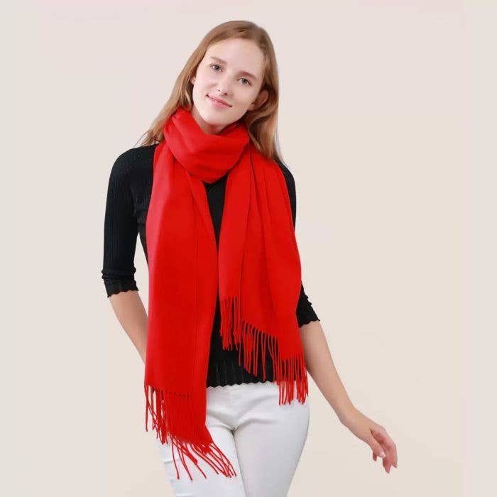 PEACH ACCESSORIES – wholesale Scarf – Women's – Plain Pashmina Scarf A0011